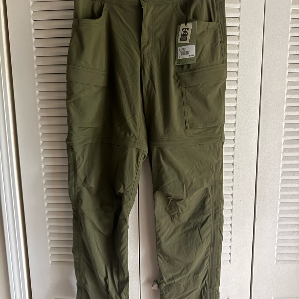 BRNAD NEW REI Co-Op Sahara Women's Convertible Pants Size 12, Green